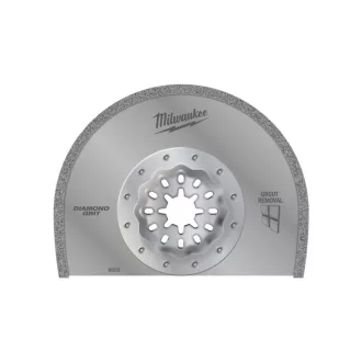   Lamă de ferăstrău pentru îndepărtarea articulațiilor MILWAUKEE 90 x 2,2 x 25 mm Instrument multifuncțional Starlock cu granulație diamantată