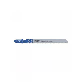   Pânză de ferăstrău alternativ MILWAUKEE T127D 75/3,0 mm HSS (5 buc)