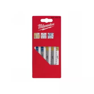   MILWAUKEE Set de lame de ferăstrău puzzle 5 piese clemă în T metal, lemn