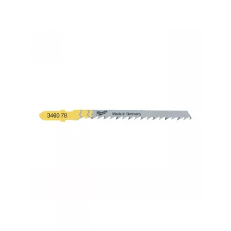   Pânză de ferăstrău alternativ MILWAUKEE T244D 75/4 mm HCS (5 buc)