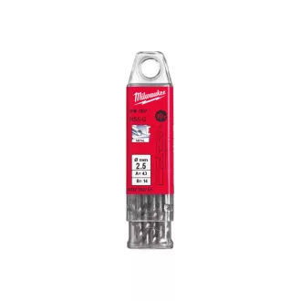   MILWAUKEE burghiu cu șurub 2,5 x 43/14 mm HSS-G DIN 1897 (10 buc)