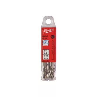   MILWAUKEE burghiu cu șurub 3,0 x 46/16 mm HSS-G DIN 1897 (10 buc)