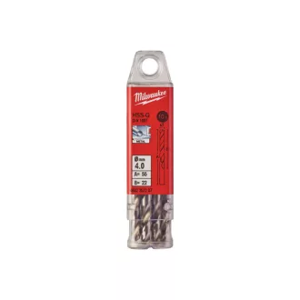   MILWAUKEE burghiu cu șurub 4,0 x 55/22 mm HSS-G DIN 1897 (10 buc)