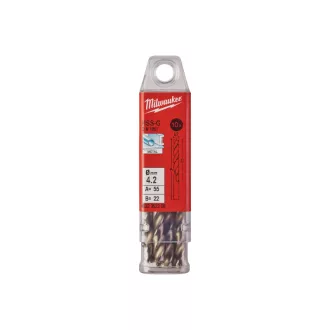   MILWAUKEE burghiu cu șurub 4,2 x 55/22 mm HSS-G DIN 1897 (10 buc)