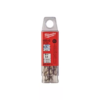   MILWAUKEE burghiu cu șurub 5,0 x 62/26 mm HSS-G DIN 1897 (10 buc)