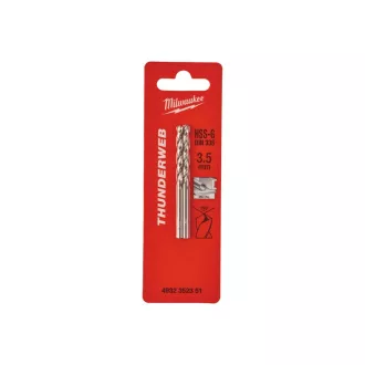   Burghiu MILWAUKEE 3,5 x 70/39 mm HSS-G DIN 338 Thunderweb (2 buc)