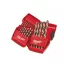 MILWAUKEE Set de burghie cu șurub 19 bucăți 1,0-10,0 mm HSS-G DIN 338