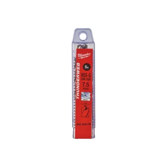   MILWAUKEE găuritor cu șurub 7,5 x 109/69 mm HSS-G DIN 338 Thunderweb (5 buc)