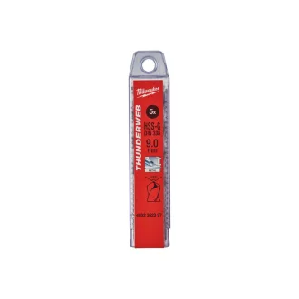  MILWAUKEE găuritor cu șurub 9,0 x 125/81 mm HSS-G DIN 338 Thunderweb (5 buc)