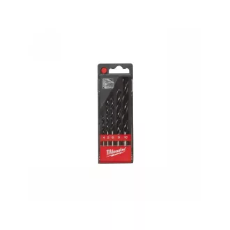   MILWAUKEE Set de găurit pentru lemn 5 părți (4-5-6-8-10 mm) într-o cutie de plastic