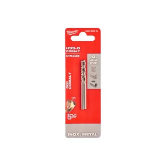  Burghiu MILWAUKEE 3,2 x 65/36 mm HSS-G Co DIN 338 Red Cobalt (2 buc)