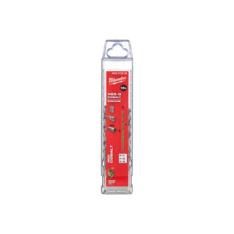   Burghiu MILWAUKEE 5,0 x 86/52 mm HSS-G Co DIN 338 Roșu Cobalt (10 buc)