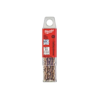   MILWAUKEE Burghiu spirală 5,5 x 93/57 mm HSS-G Co DIN 338 Red Cobalt (10 buc)
