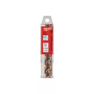   Burghiu MILWAUKEE 9,0 x 125/81 mm HSS-G Co DIN 338 Roșu Cobalt (5 buc)