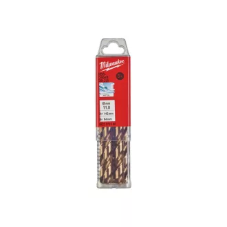   Burghiu cu șurub MILWAUKEE 11,0 x 142/94 mm HSS-G Co DIN 338 Red Cobalt (5 buc)