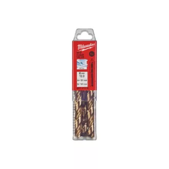   Burghiu MILWAUKEE 12,0 x 151/101 mm HSS-G Co DIN 338 Red Cobalt (5 buc)