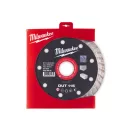 Disc de tăiere cu diamant MILWAUKEE 115 x 2,2 x 10 x 22,2 mm turbo DUT
