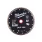Disc de tăiat cu diamant MILWAUKEE 230 x 2,6 x 10 x 22,2 mm turbo