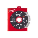 Disc de tăiat diamant MILWAUKEE 115 x 2,2 x 10 x 22,2 mm DUH segmentat
