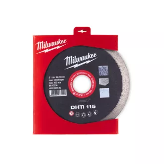   Disc de tăiat diamant MILWAUKEE 115 x 2,0 x 8 x 22,2 mm DHTI continuu