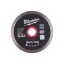 Disc de tăiat diamant MILWAUKEE 125 x 2,1 x 8,0 x 22,2 mm continuu