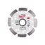 Disc de tăiat diamant MILWAUKEE 115 x 2,6 x 10 x 22,2 mm HUDD segmentat