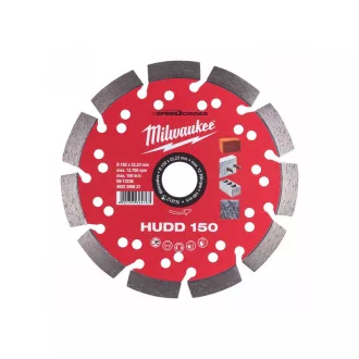   Disc de tăiat diamant MILWAUKEE 150 x 2,6 x 10 x 22,2 mm HUDD segmentat