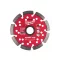 Disc de tăiat diamant MILWAUKEE 125 x 2,6 x 10 x 22,2 mm AUD segmentat