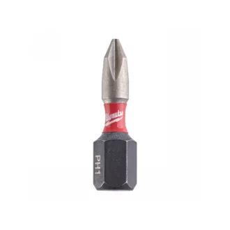 Vârf bit MILWAUKEE PH1 x 25 mm ȘOC (2 buc)