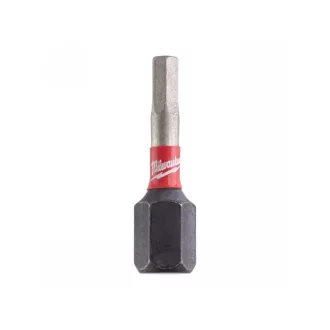   MILWAUKEE vârf vârf hexagonal 3 x 25 mm Shockwave Impact Duty (2 buc)