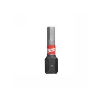   MILWAUKEE vârf vârf hexagonal 4 x 25 mm Shockwave Impact Duty (2 buc)