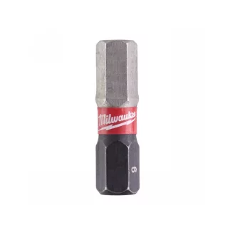   MILWAUKEE vârf vârf hexagonal 6 x 25 mm Shockwave Impact Duty (2 buc)