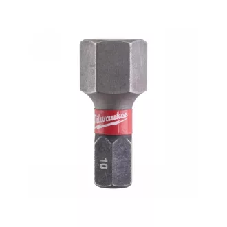   MILWAUKEE vârf vârf hexagonal 10 x 25 mm Shockwave Impact Duty (2 buc)