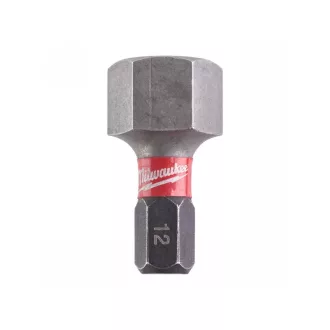   MILWAUKEE vârf vârf hexagonal 12 x 25 mm Shockwave Impact Duty (2 buc)