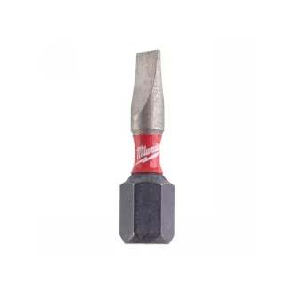 Set de biți MILWAUKEE SL0,6 x 4,5 x 25 mm 2 piese Shockwave