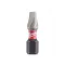 Set de biți MILWAUKEE SL1.2 x 6.5 x 25mm 2 piese Shockwave