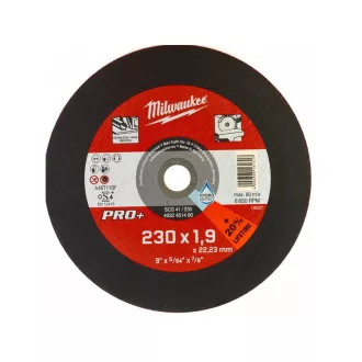   MILWAUKEE Disc de tăiere pentru metal 230 x 1,9 x 22,2 mm inox drept SC41 PRO+
