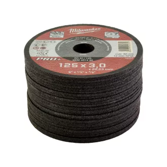   MILWAUKEE Disc de tăiere pentru metal 125 x 3,0 x 22,2 mm drept SC41 PRO+