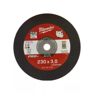   MILWAUKEE Disc de tăiere pentru metal 230 x 3,0 x 22,2 mm drept SC41 PRO+