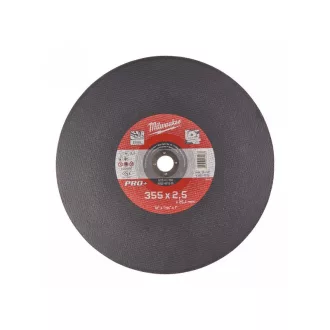   MILWAUKEE Disc de tăiere pentru metal 355 x 2,5 x 25,4 mm pentru tocător de metal cu suport SC 41 PRO+