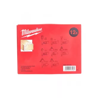 Set freză MILWAUKEE 12 piese 8 mm