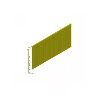   Cuie fără cap MILWAUKEE pentru M18 FN18GS 18G / 16 mm galvanizat 0° (10000 buc)
