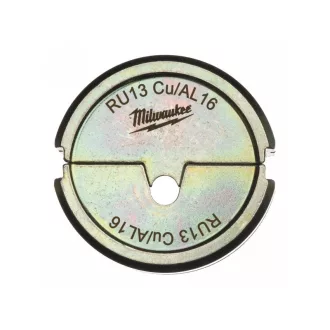   MILWAUKEE Inserție de sertizare RU13 CU/AL16 formă rotundă M18 pentru mașina HCCT109/42