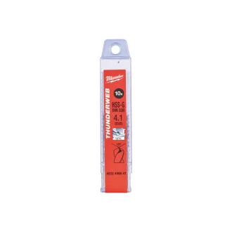   Burghiu MILWAUKEE 4,1 x 75/43 mm HSS-G DIN 338 Thunderweb (10 buc)