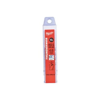   Burghiu MILWAUKEE 4,6 x 80/47 mm HSS-G DIN 338 Thunderweb (10 buc)