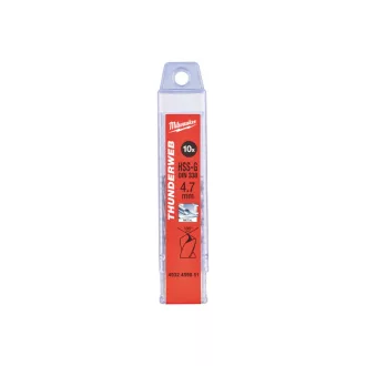   Burghiu MILWAUKEE 4,7 x 80/47 mm HSS-G DIN 338 Thunderweb (10 buc)