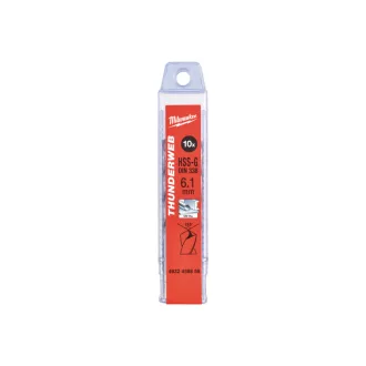   MILWAUKEE găuritor cu șurub 6,1 x 101/63 mm HSS-G DIN 338 Thunderweb (10 buc)