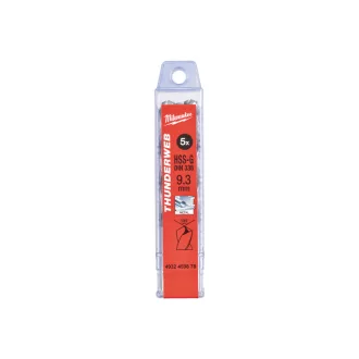   MILWAUKEE găuritor cu șurub 9,3 x 125/81 mm HSS-G DIN 338 Thunderweb (5 buc)