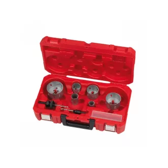 MILWAUKEE Set de tăiat cerc 10 bucăți (40-54-68-76 mm)