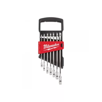   Set chei cu clichet MILWAUKEE 7 piese 8-17 mm CrV MAX BITE™
